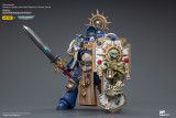JOYTOY JT6465 Warhammer 40k 1: 18 Ultramarines Primaris Captain with Relic Shield and Power Sword
