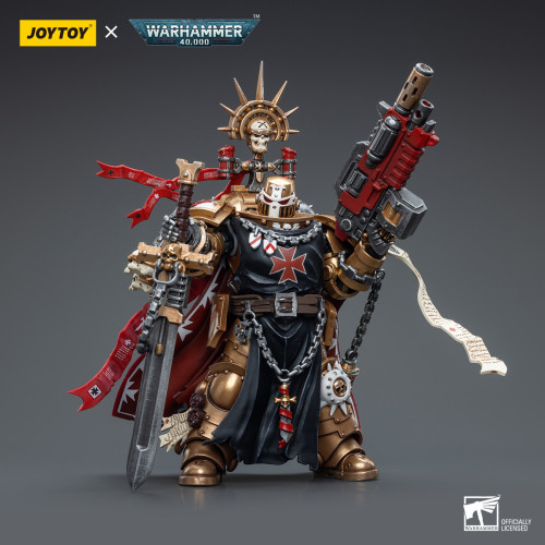 JOYTOY JT6540 Warhammer 40k 1: 18 Black Templars High Marshal Helbrecht