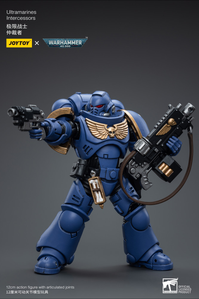 Warhammer 40k Action Figure 1/18 Iron Hands Intercessors Brother Ignar 12 Cm
