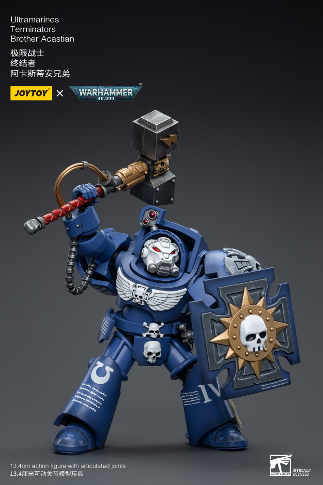 JOYTOY Warhammer 40k 1/18 Ultramarines Victrix Honour Guard – Action Figure Da Collezione Con Scudo E Spada - 4