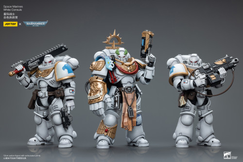 JOYTOY Warhammer 40k 1: 18 Space Marines White Consuls