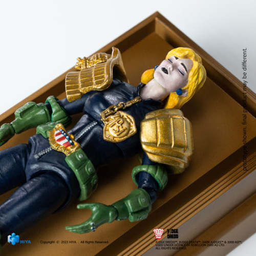 HIYA EMJ0262 Exquisite Mini 1/18 2000AD Judge Dredd Hall of Heroes Judge Anderson