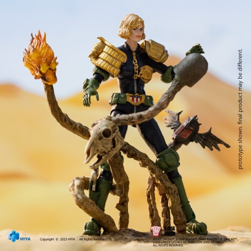 HIYA EMJ0261 Exquisite Mini 1/18 2000AD Judge Anderson VS Dark Judge