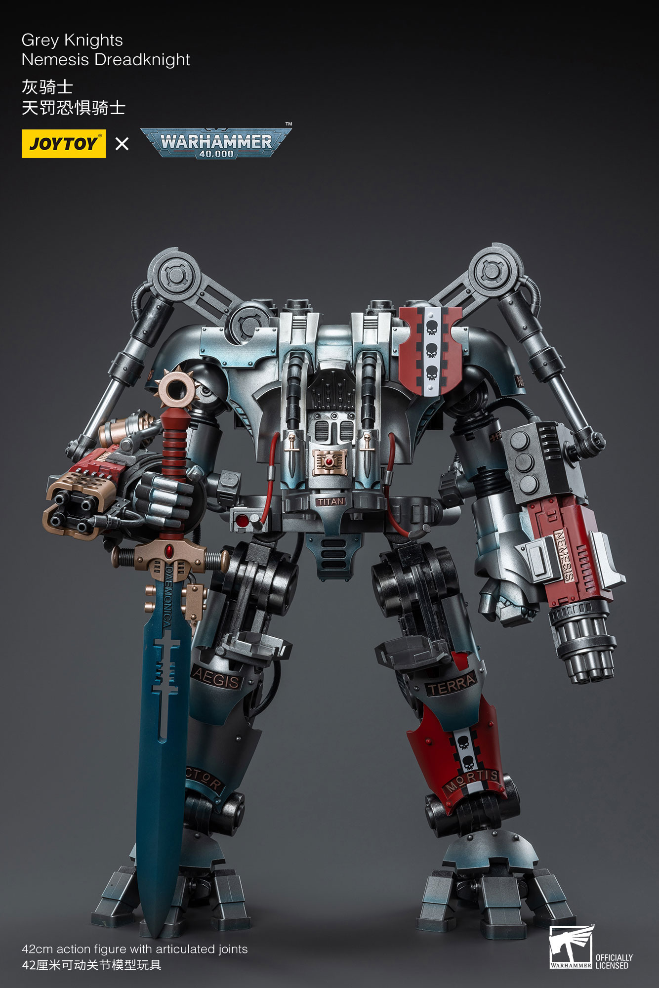 JOYTOY JT6434 Warhammer 40k 1: 18 Grey Knights Nemesis Dreadknight