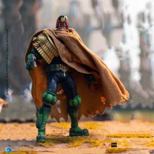 HIYA EMJ0268 Exquisite Mini 1/18 2000AD Cursed Earth Judge Dredd