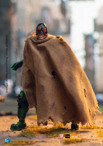 HIYA EMJ0268 Exquisite Mini 1/18 2000AD Cursed Earth Judge Dredd