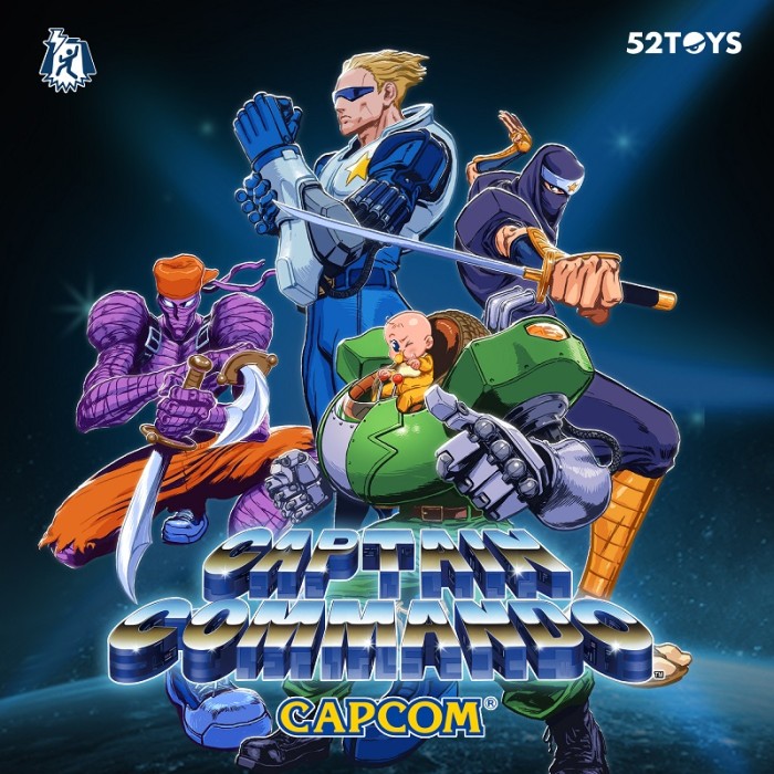 Captain Commando Arcade Game Flyer