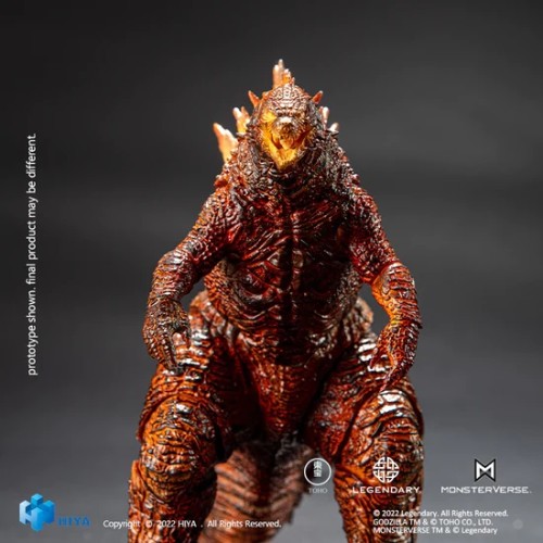 HIYA EBG0071 Exquisite Basic Series 7 Inch Godzilla King of the Monsters Burning Godzilla