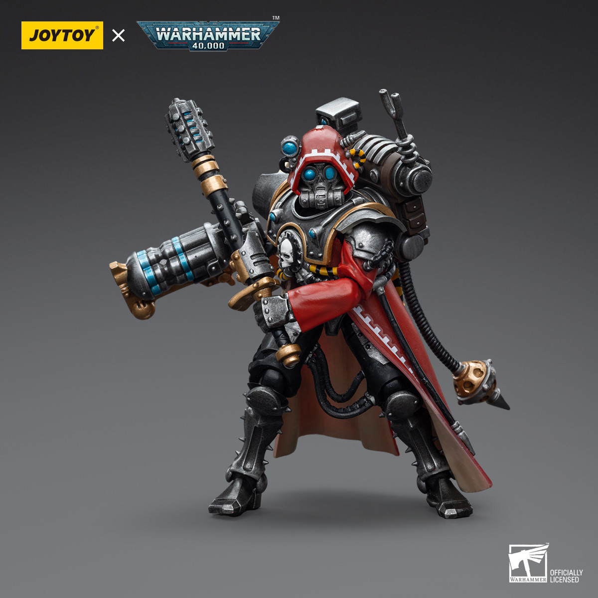 Joy Toy Action Figure Warhammer 40k Scala 1/18 - Modello JT7844 Con Accessori E Mani Intercambiabili, Plastica, Multicolore - 2