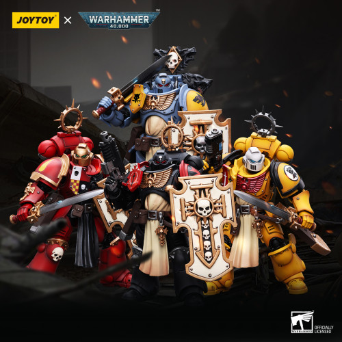 JOYTOY Warhammer 40k 1: 18 Pmaris Space Marines Bladeguard Veteran