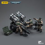 JOYTOY Warhammer 40k 1: 18 Cadia Stands Astra Militarum Ordnance Team with Malleus Rocket Launcher Ordnance Brigade