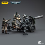 JOYTOY Warhammer 40k 1: 18 Cadia Stands Astra Militarum Ordnance Team with Bombast Field Gun
