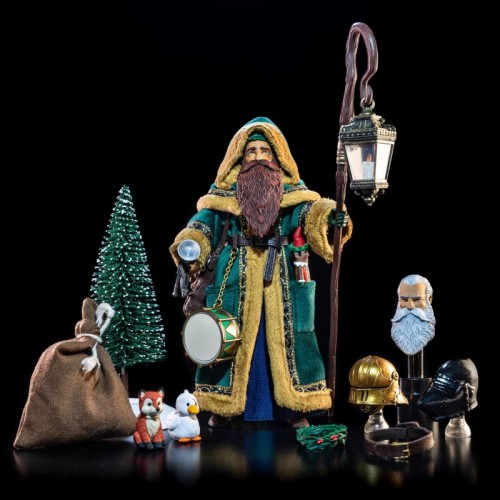 FOUR HORSEMEN Figura Obscura Father Christmas Green Robes