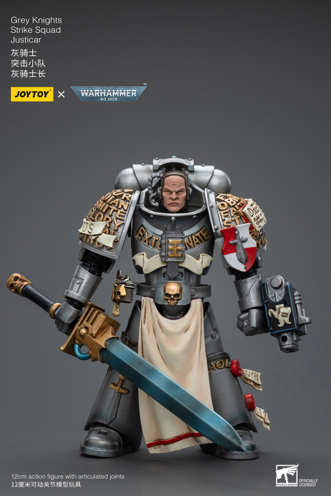 JOYTOY Warhammer 40k Action Figure 1/18 - Grey Knights Terminator Caddon Vibova 13,4 Cm, Collezionabile Da 15 Anni In Su - 2