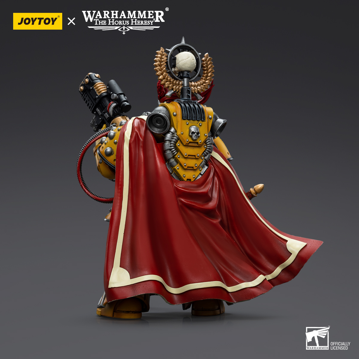 HiPlay JoyToy Warhammer 30k: Imperial Fists Legion Praetor Con Spada, Action Figure 1:18, Collezionabile, 124 Mm, JT9138