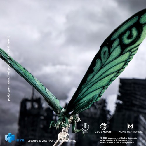 HIYA EBG0411 Exquisite Basic None Scale GODZILLA KING OF THE MONSTERS Mothra Emerald Titan Ver.