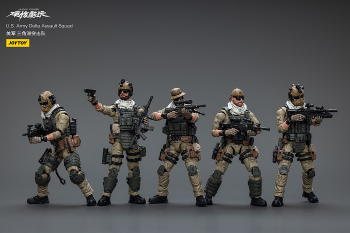 JOYTOY 1/18 Action Figure Hardcore – US Army Delta Assault Squad – Modello Collezionabile 124mm - 4