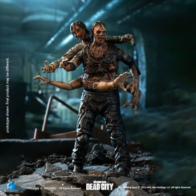 HIYA EMW0308 Exquisite Mini 1/18 The Walking Dead Dead City Walker King