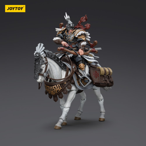 JOYTOY JT5901 6045 1:18 Dark Source-JiangHu Northern Hanland Empire White Feather Snowfield Archery Cavalry and White Feather Armored Horse