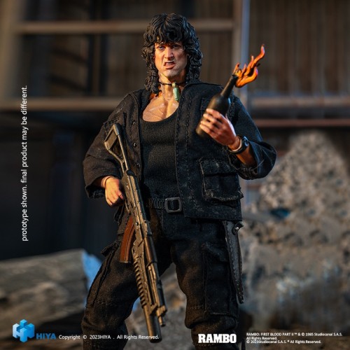HIYA ESR0100 Exquisite Super 1/12 FIRST BLOOD 3 Rambo