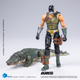 HIYA EMG0359 Exquisite Mini 1/18 G.I.JOE Croc Master ＆ Fiona