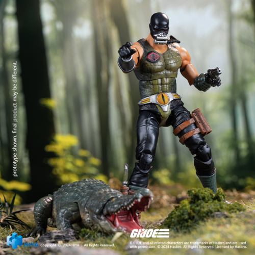 HIYA EMG0359 Exquisite Mini 1/18 G.I.JOE Croc Master ＆ Fiona