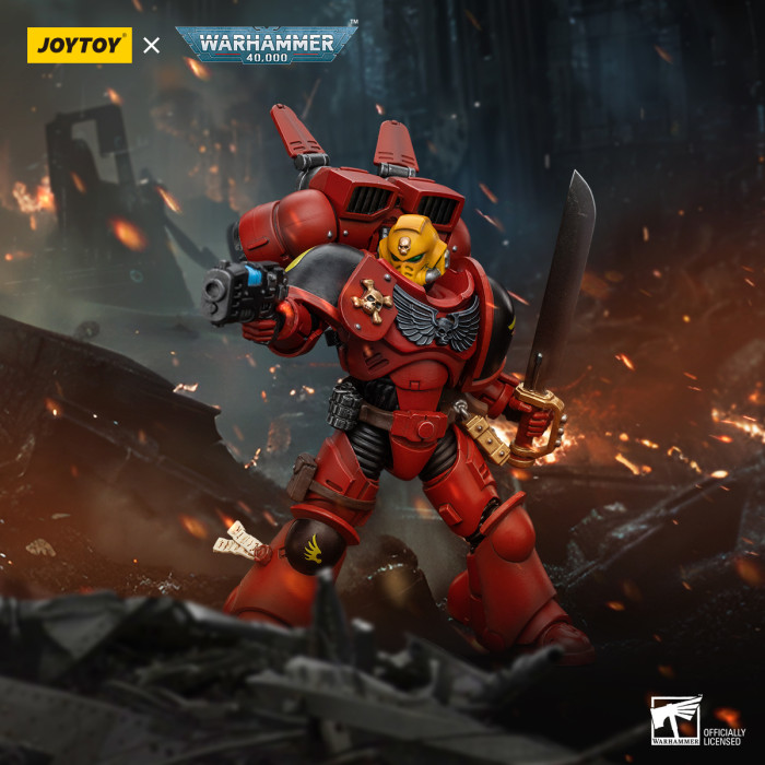 Warhammer 40K Blood Angels Captain With Jump Pack Action Figure - O