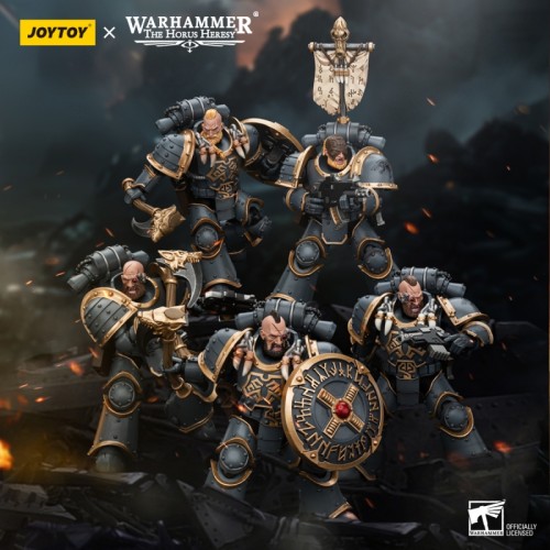JOYTOY Warhammer The Horus Heresy 1:18 Space Wolves Grey Slayer Pack