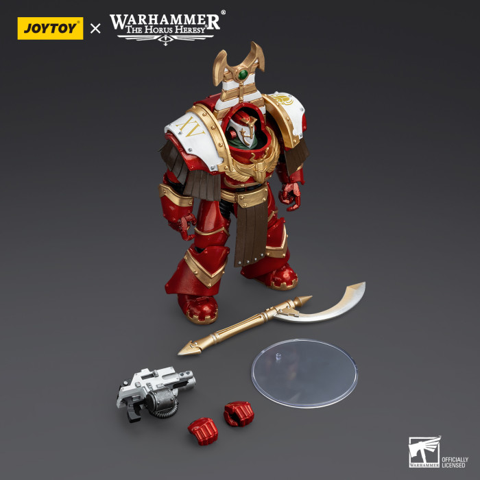 JoyToy Action Figure Warhammer 40K 1/18 Thousand Sons Sekhmet Terminator Con Combi-Bolter E Arma Achea - Collezionabile Per Adulti E Ragazzi +15 Anni - 4