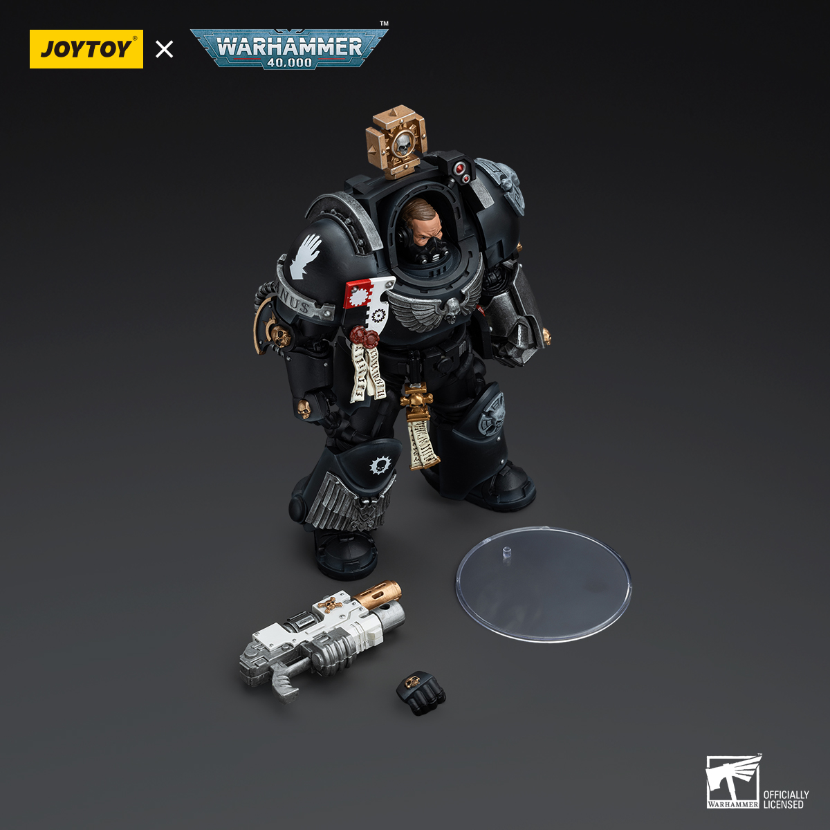 JOYTOY JT5116 Warhammer 40k 1: 18 Iron Hands Captain in Terminator
