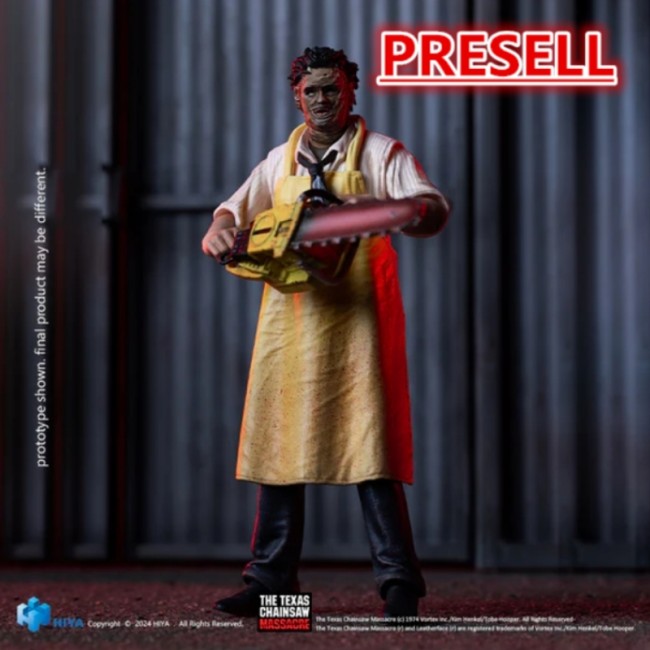 HIYA EMT0264 Exquisite Mini 1/18 Texas Chainsaw Massacre 1974 LeatherFace - Killing Mask Standard Ver.