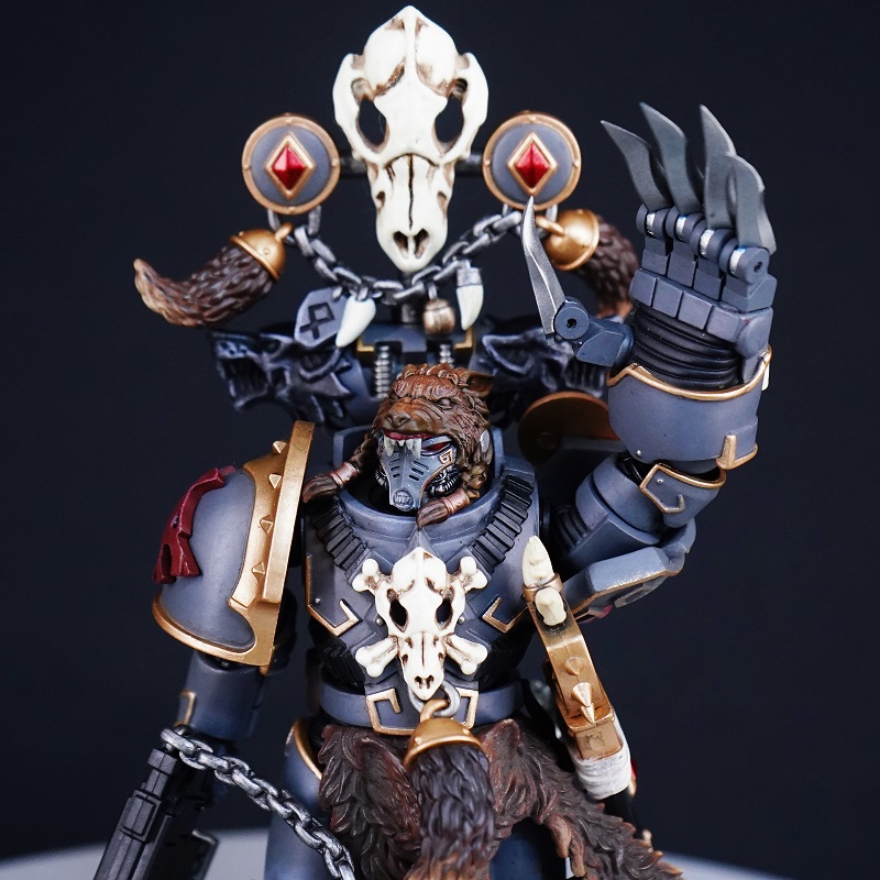 JOYTOY ウォーハンマー40K GEIGOR FELL-HAND COOL TOYS CLUB CTC 410 Helmet for Space Wolves Geigor Fell-Hand
