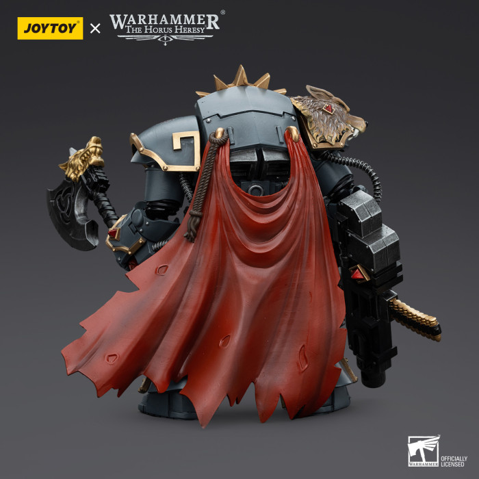 JOYTOY Warhammer – Space Wolves Legion Praetor Con Ascia E Scudo – Action Figure 1/18 (12,4 Cm) – Da Collezione