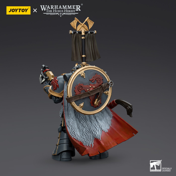 JOYTOY Warhammer 40000 Horus Heresy – Space Wolves Praetor Con Ascia E Scudo, Action Figure 1/18 12.4 Cm, Collezionismo - 3