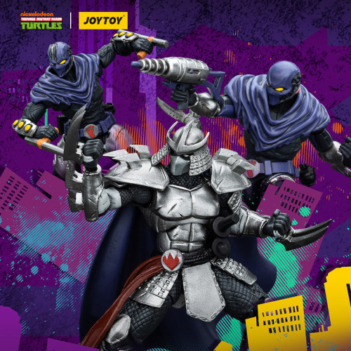 JOYTOY Teenage Mutant Ninja Turtles TMNT Shredder and Foot Clan