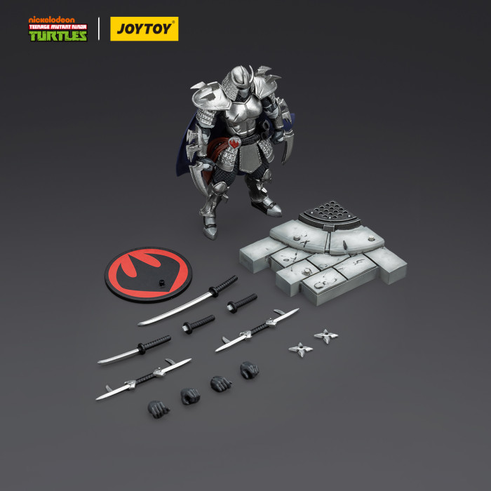 HiPlay JOYTOY Action Figure TMNT-Foot Clan 1/18 - Modello Da Collezione 11 Cm, Con Accessori