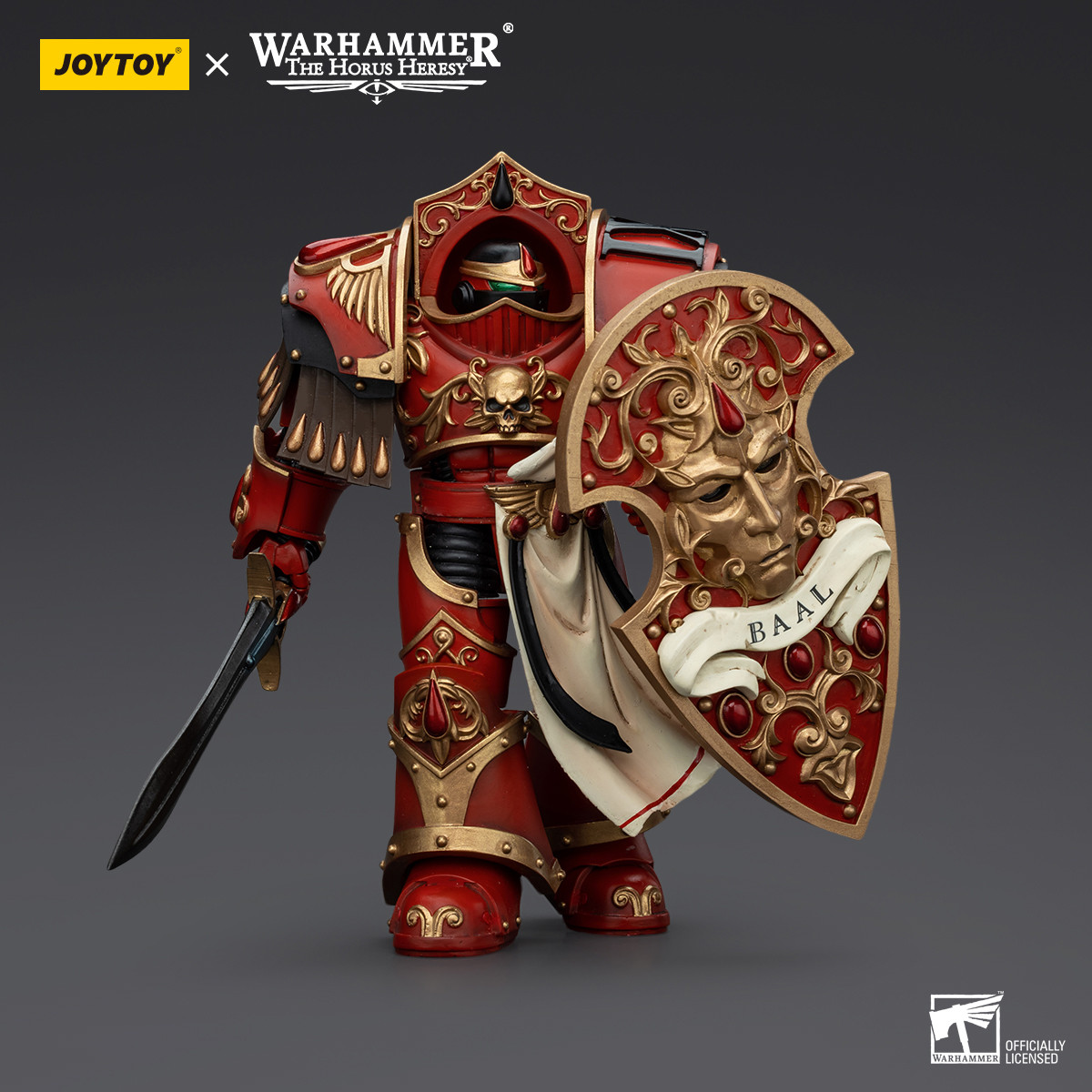 JOYTOY Warhammer 40k Horus Herejy Series, Blood Angels Crimson Paladins Squad Crimson Ejemplar Figura De Acción 1/18, Dedicada A Ti Que Ama Coleccionar