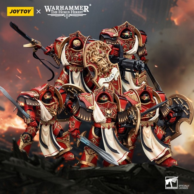 JOYTOY Warhammer 40k 1: 18 Blood Angels Crimson Paladins Squad