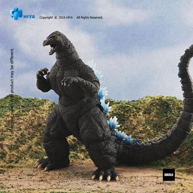 HIYA EBG0164 Exquisite Basic Series None Scale 7 Inch Godzilla vs. King Ghidorah Heat Ray Godzilla Hokkaido Ver.