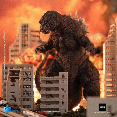 HIYA EBG0287 Exquisite Basic 7 Inch Godzilla Mothra and King Ghidorah Giant Monsters All-Out Attack (2001) Godzilla