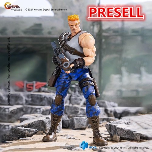 HIYA EBC0319 Exquisite Basic Series 1/12 Scale 6 Inch Contra Operation Galuga Bill Rizer