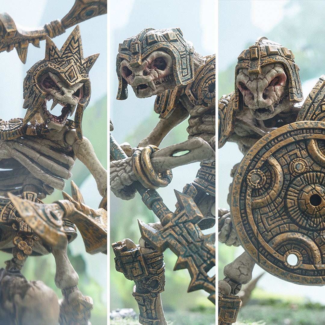 FOUR HORSEMEN Skeleton Snake Man Viper Guard Rattlesnake Scout