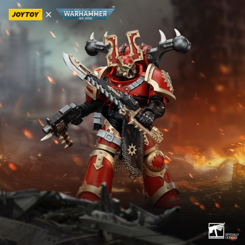 JOYTOY Warhammer 40k 1: 18 World Eaters Khorne Berzerkers