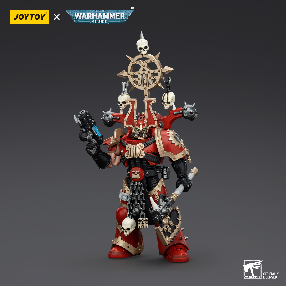 JoyToy Warhammer 40K - World Eaters Khorne Berzerker - Figurine Neuve - 40K