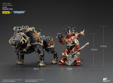 JOYTOY Warhammer 40k 1: 18 World Eaters Lord Invocatus