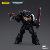 JOYTOY Warhammer 40k 1: 18 Space Marines Black Templars Outriders Brother Valtus