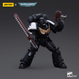 JOYTOY Warhammer 40k 1: 18 Space Marines Black Templars Outriders Brother Valtus