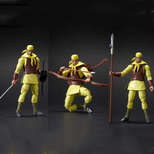 DynasTale 1: 18 Three Kingdoms Warriors Yellow turbans (Archer + Spearman+Swordsman)