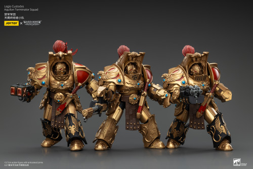 JOYTOY Warhammer The Horus Heresy 1:18 Legio Custodes Aquilon Terminator Squad