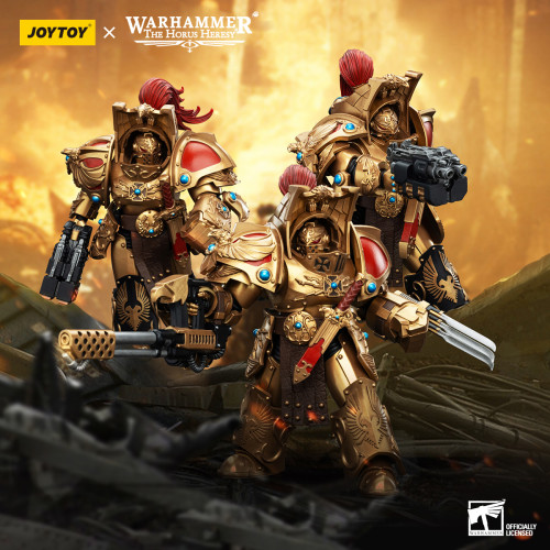 JOYTOY Warhammer The Horus Heresy 1:18 Legio Custodes Aquilon Terminator Squad